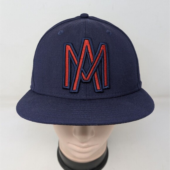 NEW ERA Aguilas De Mexicali 7 1/2 Fitted Hat Mexican Pacific League Wool LMP